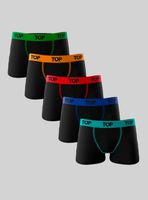 Pack 5 Boxer Algodón Color