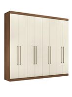 Clóset Master Vip 8 Puertas 4 Cajones Jatatoba/Areia