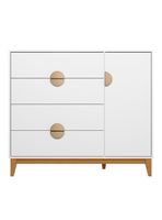 Cómoda Ipe 1 Puerta 4 Cajones