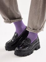 Mocasín Tachas Plataforma Mujer