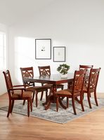 Juego de Comedor Extensible Escocia 4 Sillas + 2 Sitiales