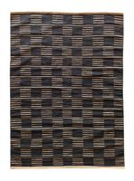 Alfombra Yute Nepal 160x230 cm Negro