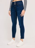 Jeans Pretina Alta 3 Botones