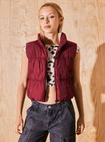 Parka Crop sin Mangas