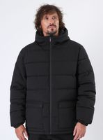 Parka Diseño con Capucha y Larga