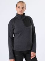 Polerón Tejido Melange Cierre 1/4