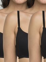 Pack 3 Sostén Copa B Liso Ondas