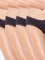 Pack 4 Pantaleta Algodón Mini Vuelitos Bordes