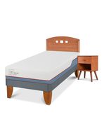 Cama Europea Excellence Plus 1 Plaza + Set Muebles New Gales