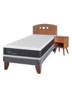 Cama Europea New Ortopedic 1.5 Plazas + Set Muebles New Gales