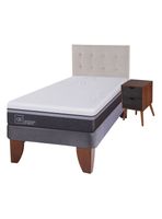 Cama Europea Ortopedic Advance 1.5 Plazas + Set Muebles Tigris