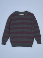 Sweater con Rayas Cuello Redondo Niño