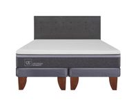 Cama Europea Ortopedic Advance King + Respaldo Eufrates