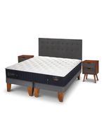 Cama Europea Premium King Eufrates + Set Muebles