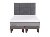 Cama Europea Balance Súper King Base Dividida + Respaldo Tamesis