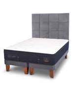 Cama Europea Super Premium King + Respaldo Tamesis