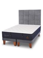 Cama Europea Grand Premium King + Respaldo Tamesis