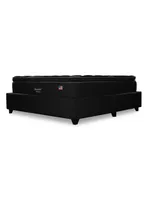 Cama Europea Bignest Harmony Base Dividida 2 Plazas + Respaldo Tibet Marengo