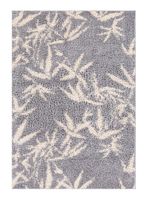 Alfombra Shaggy Guiza 150x200 cm Gris