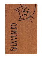 Limpiapiés Cat 40x60 cm Café