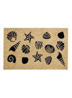 Limpiapiés Shells 40x60 cm Café