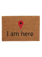 Limpiapiés Here 45x75 cm Café