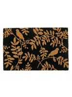 Limpiapiés Leaves 60x120 cm Café