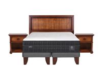 Cama Europea Lux King BD + Set Maderas Monterrey