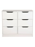 Cómoda 6 Cajones Blanco