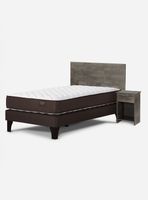 Cama Ergo T 1 Plaza Tabor Grafito