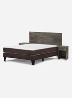 Cama Ergo T 2 Plazas Base Normal Tabor Grafito