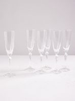 Set 6 Copas Cristal Elizabeth Champaña