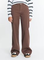 Jeans Wide Leg Lavados Denim