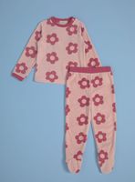 Pijamas de Dos Piezas de Micropolar Estampado