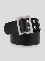 Cinturón Ancho Ojetillos de Cuero Sintético