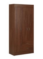 Clóset 3 Puertas 2 Cajones Chocolate