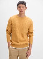 Sweater Algodón Cables Cuello Redondo