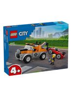 Lego Camión Grúa y Reparación del Auto Deportivo