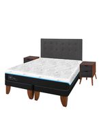 Cama Europea Green Infinity King + Set Muebles Eufrates