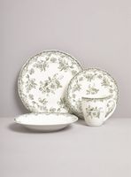 Set de Vajilla 24 Piezas María Verde Porcelana