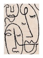 Alfombra Shaggy Monet 150x200 cm Beige