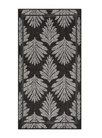 Bajada de Cama Lowers 67x120 cm Negro