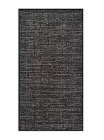 Bajada de Cama Lowers 67x120 cm Negro Melange