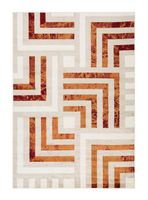 Alfombra Jungle 200x280 cm Rojo