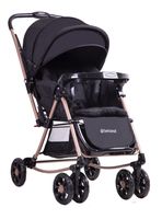 Coche Balancín Sx Negro Dorado