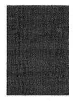 Alfombra Lana Topstitch 80x120 cm Gris