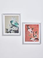 Set Dos Cuadros Pájaros 36 x 43 cm