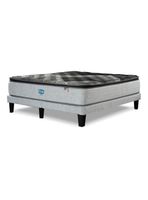 Cama Europea Sunset 2 Plazas Plata