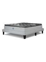 Cama Lownest Sunset 2 Plazas + Respaldo Tibet Plata