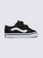 Zapatilla Urbana Doble Velcro Td Old Skool Cuero Junior